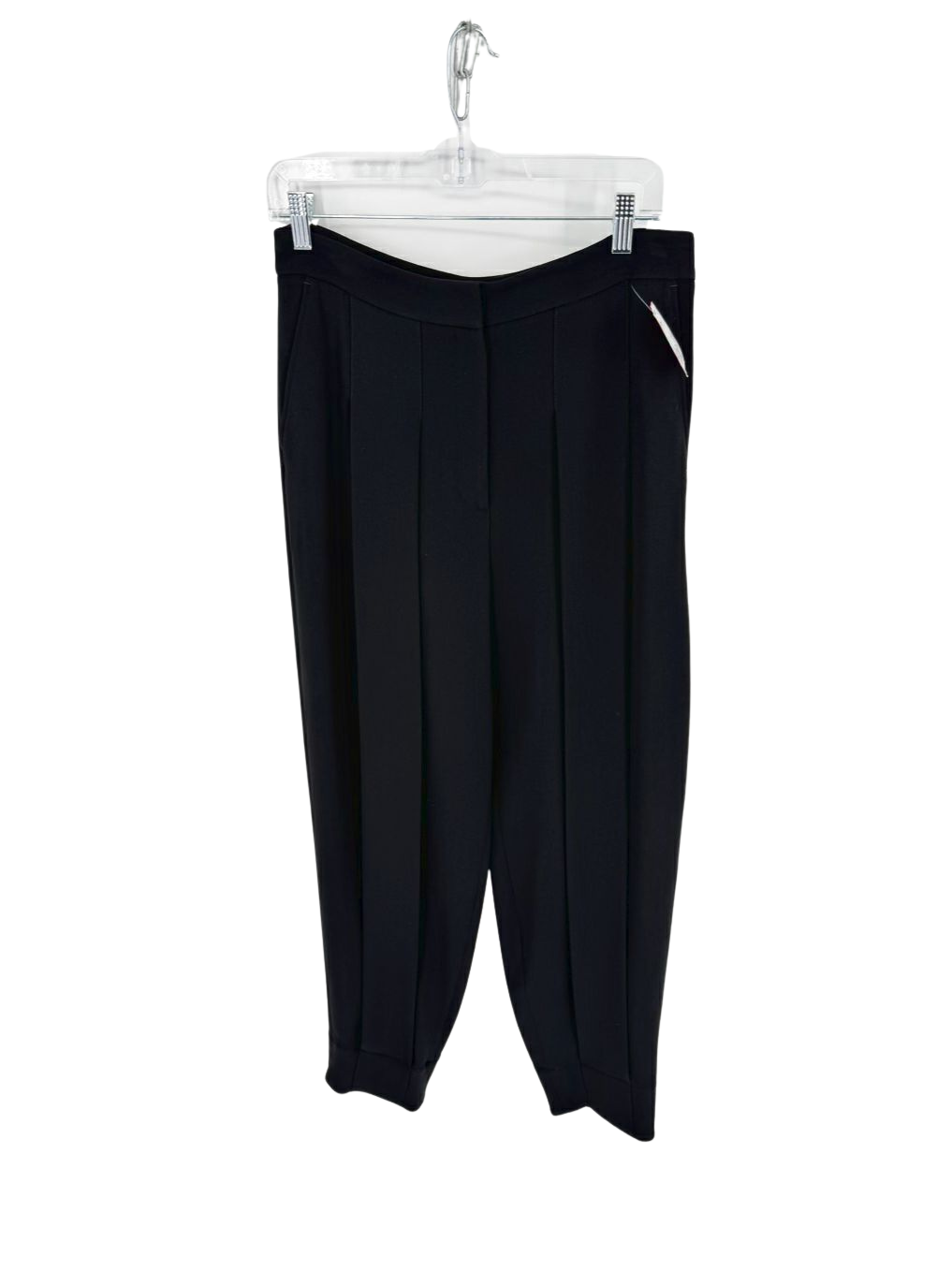 STELLA MCCARTNEY Wmn's Size 44 Black Pleated Pants NWT