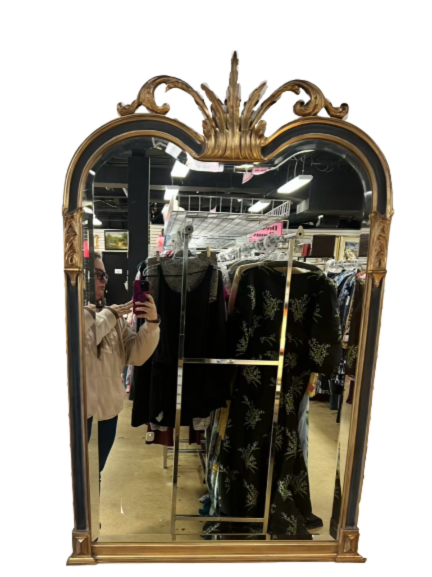 UTTERMOST Gold & Black Mirror