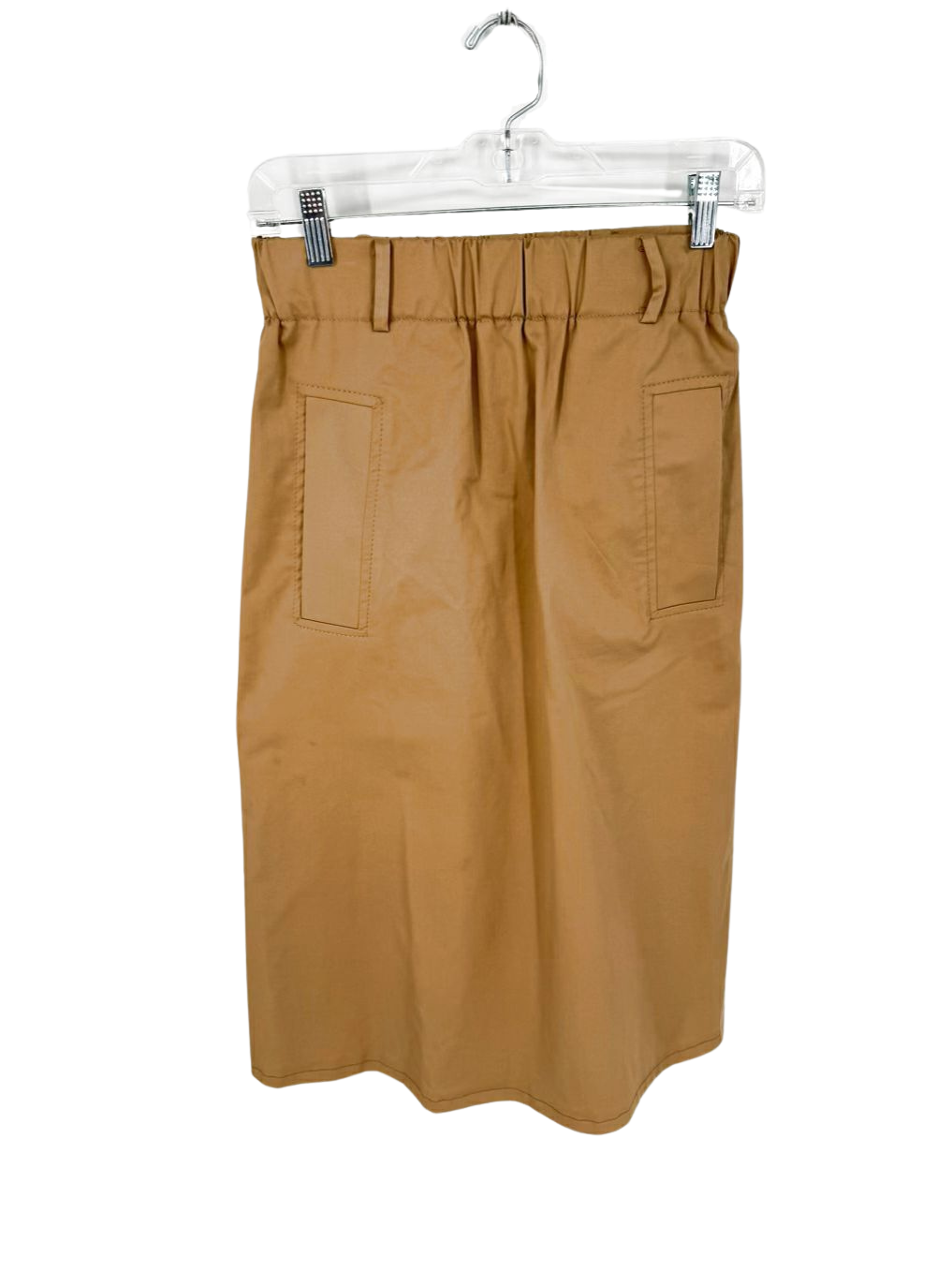 SUSANNE BOMMER Wmn's Size 34 Khaki Midi-Skirt