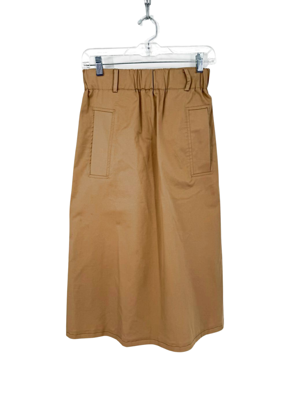 SUSANNE BOMMER Wmn's Size 34 Khaki Midi-Skirt