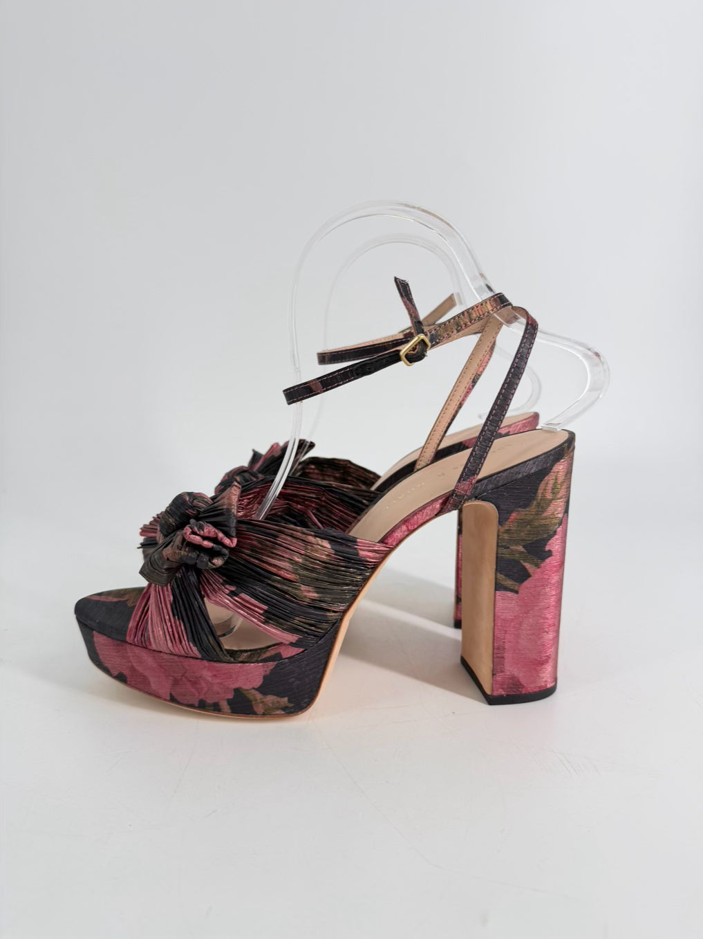 LOEFFLER RANDALL Size 9 Black & Pink Heels