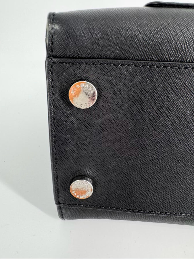 MICHAEL KORS Black Leather Purse