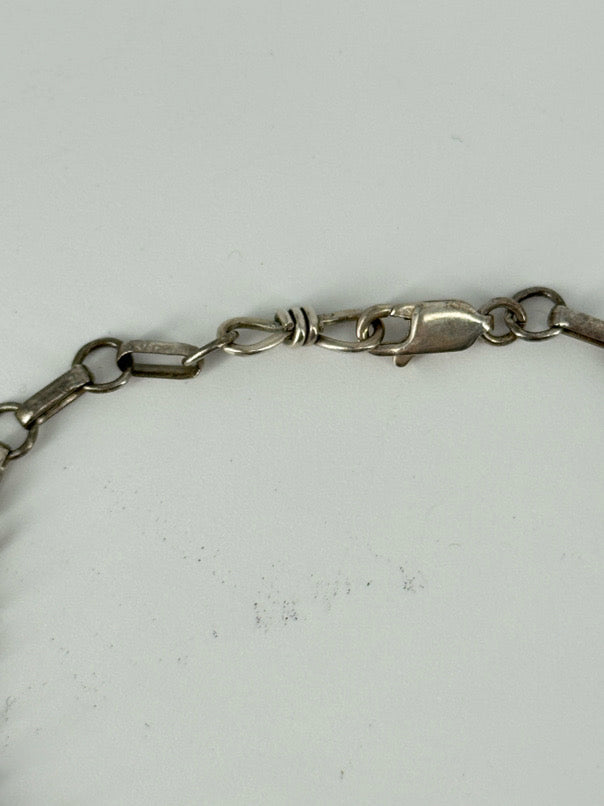 ROCK CRITTERS Sterling Gemstone Details Charm Bracelet