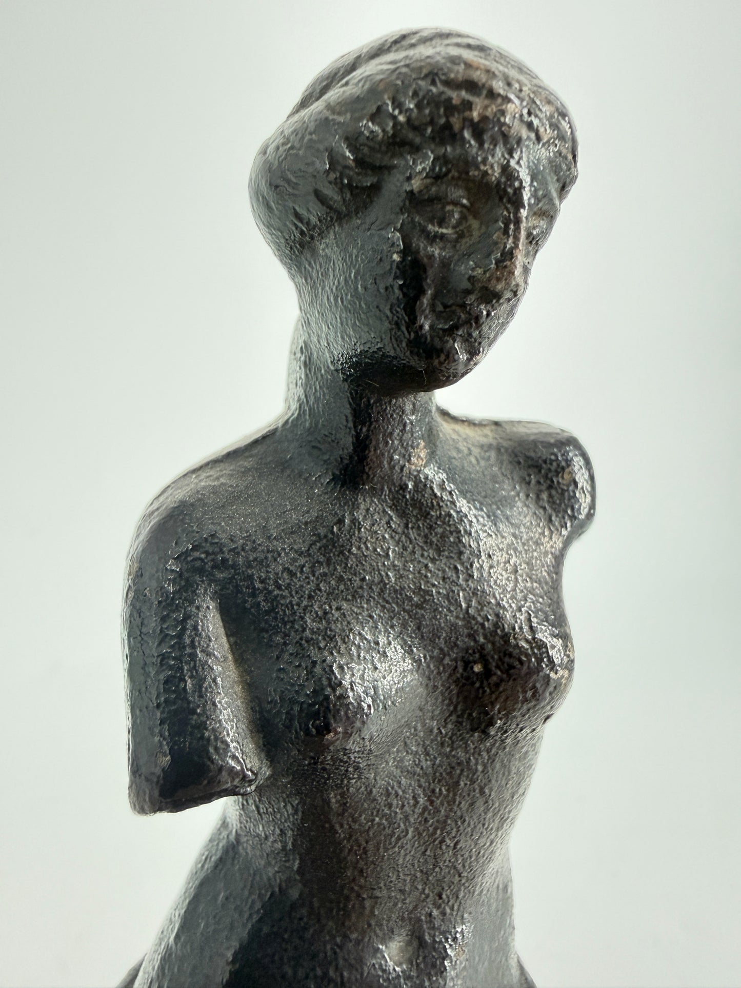 Black Iron Venus De Milo Pair of Book Ends