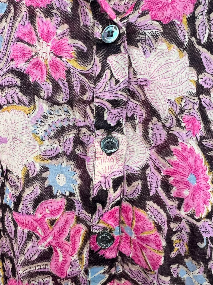 MARANT ETOILE Size 38 Pink Print Floral Blouse