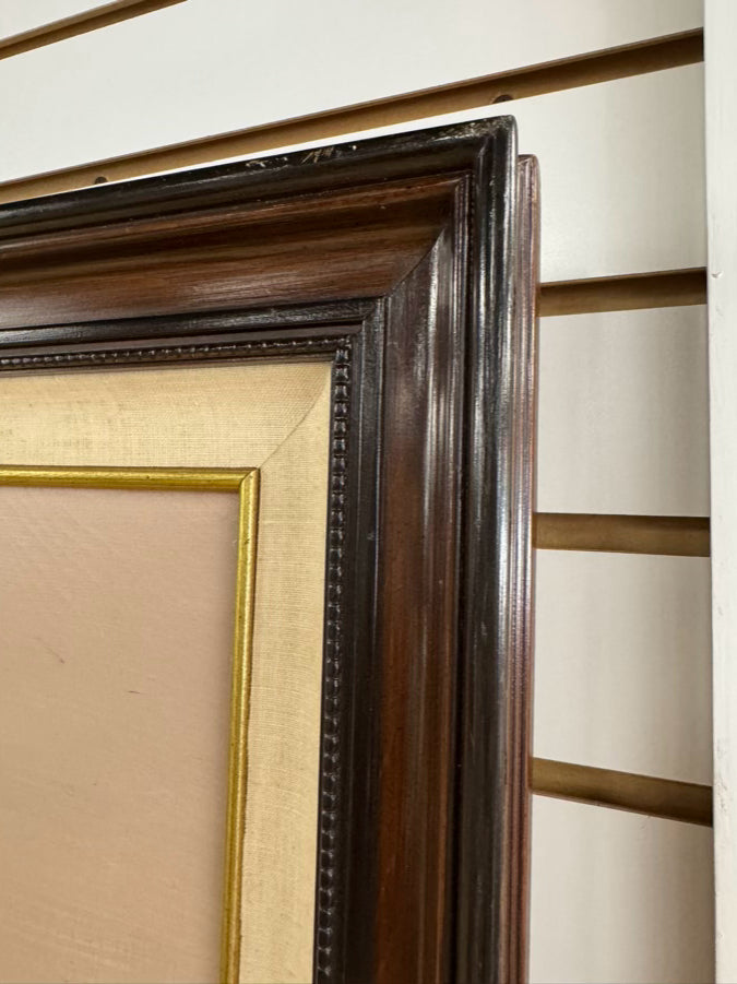 LETTERMAN Large Sailboat Painting in Wood Frame
