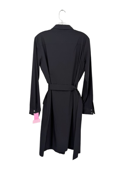 ANATOMIE Wmn's Size L Black Tia Travel Belted Dress