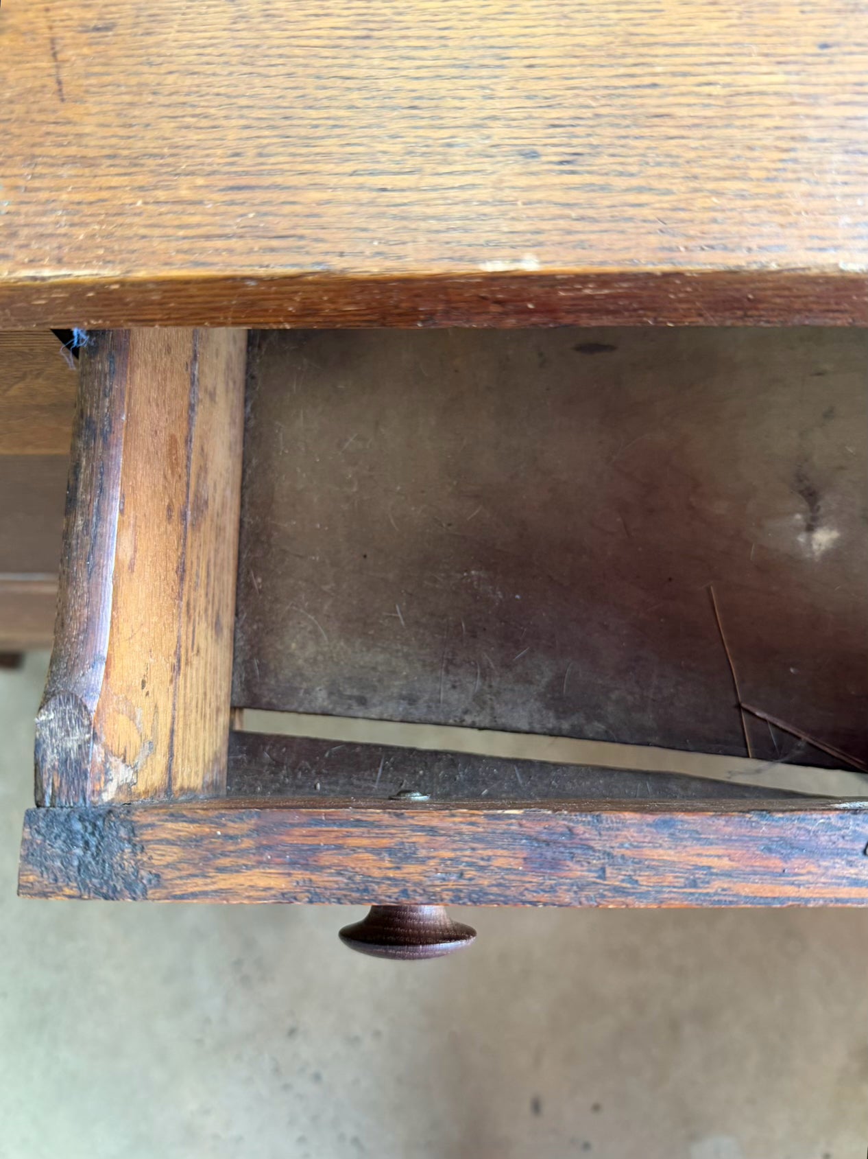 VINTAGE Light Oak Dresser w/ Mirror