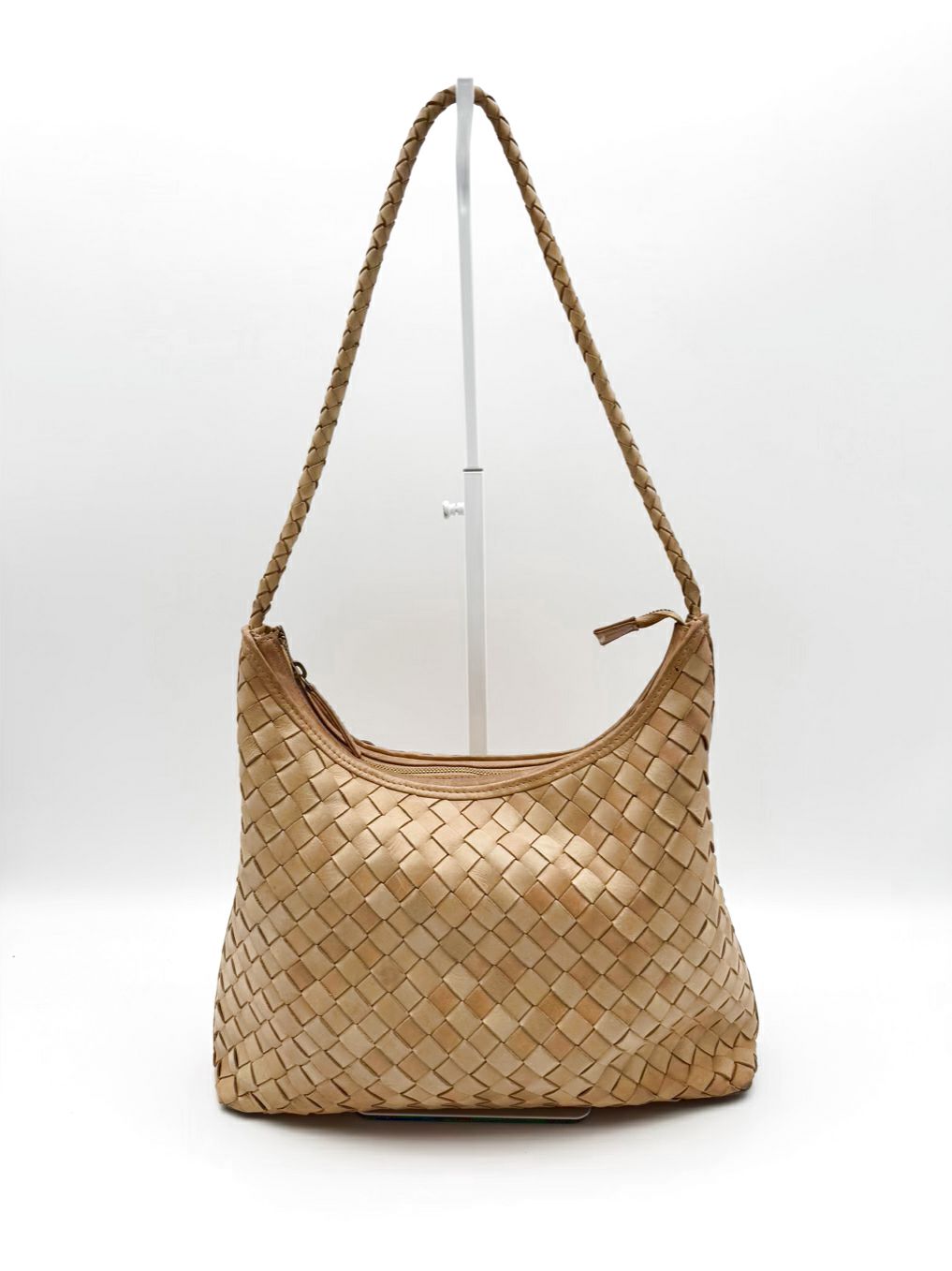 BEMBIEN Natural Leather Woven Purse