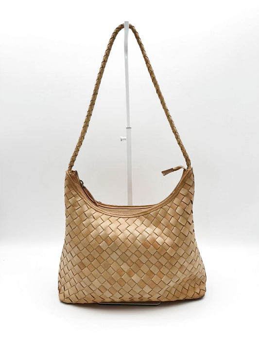 BEMBIEN Natural Leather Woven Purse