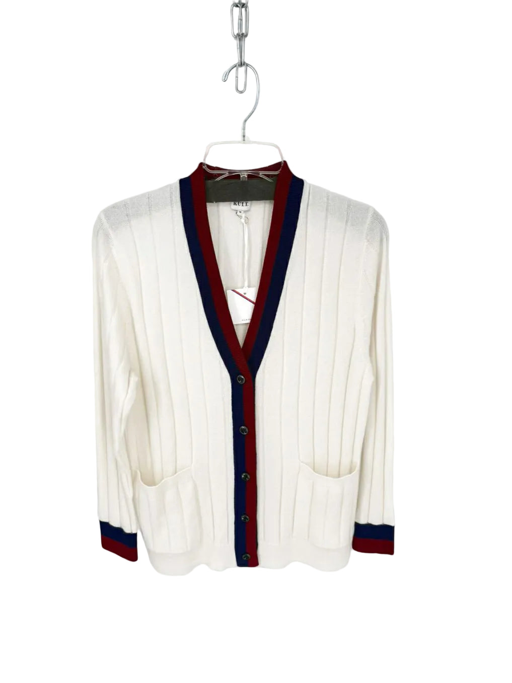 KULE The Sinclair Wmn's Size  M Cream Cashmere Cardigan NWT