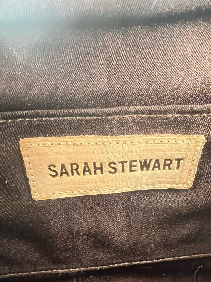 SARAH STEWART Natural Rattan Purse