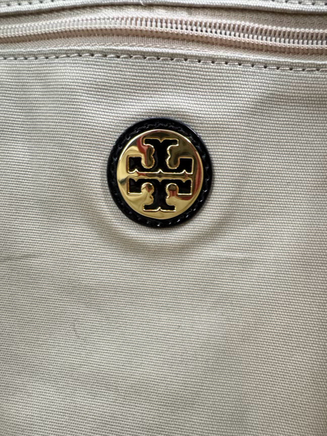TORY BURCH Black Nylon Logo Tote Bag