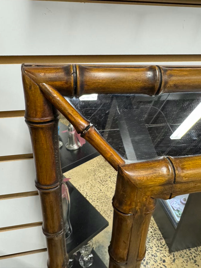 Wood Bamboo Mirror
