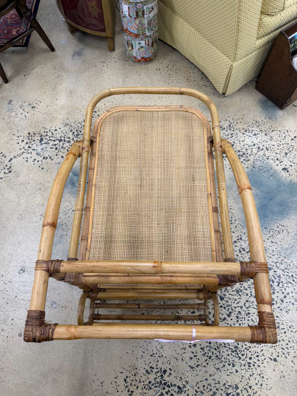 SAFAVICH Light Bamboo Bar Cart