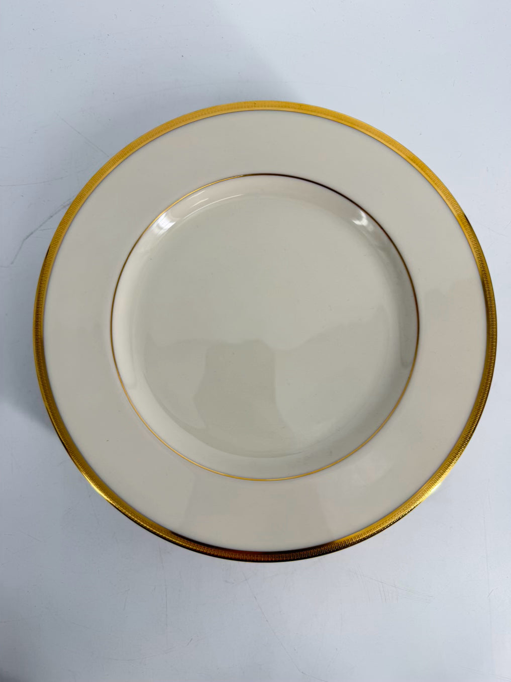 LENOX Cream Tuxedo 6 Piece Dinnerware Setting For 8 w/ Serving Pieces