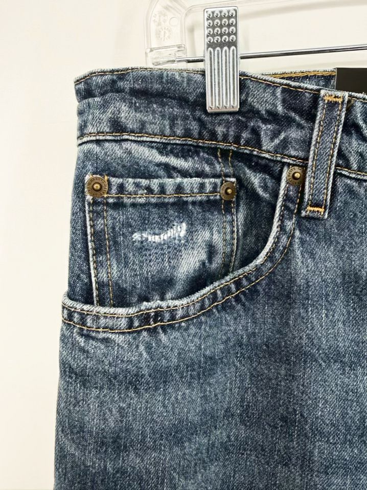 LAUREN RALPH LAUREN Size Wmn's 6 Blue Denim Patchwork Jeans NWT