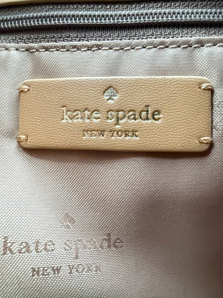 KATE SPADE Buff Leather Quilted Crossbody Bag