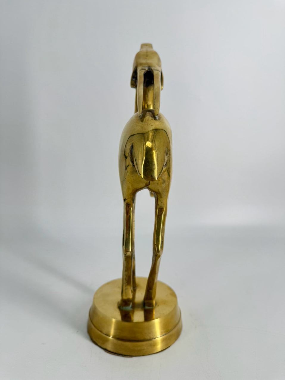 VINTAGE Brass Antelope Figure