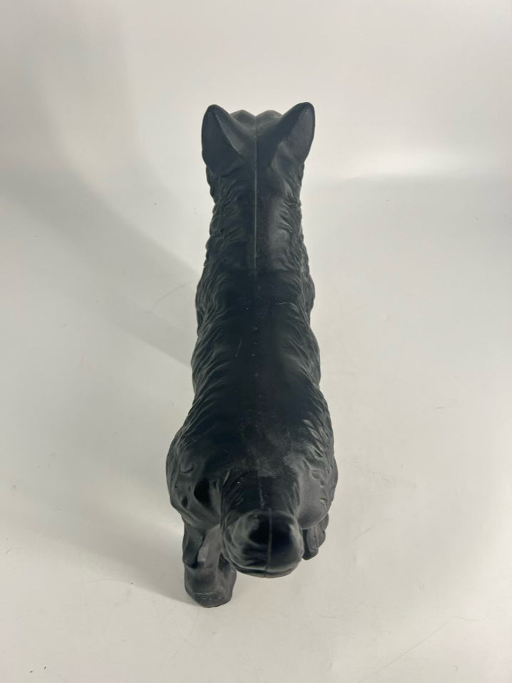 Black Cast Iron Scottie Dog Figure