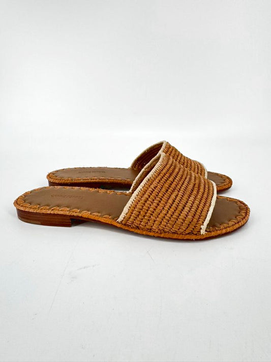 CARRIE FORBES Size 37 Natural Sandals