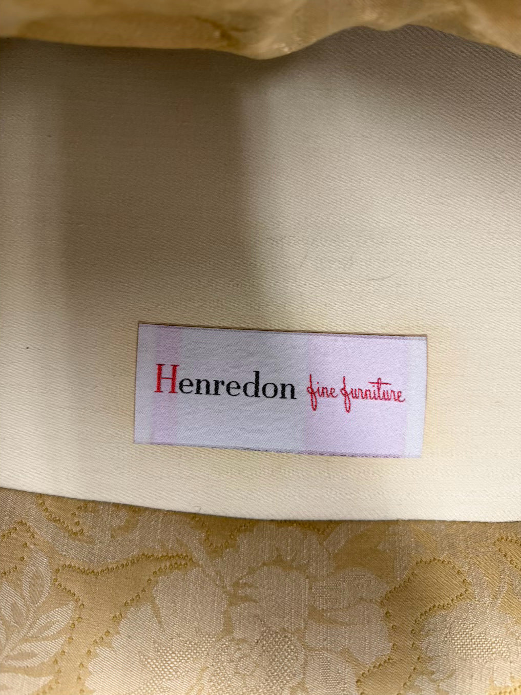 HENREDON Queen Ann Gold Chair