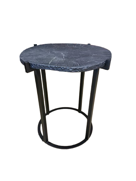 Black Metal Occasional Side Table