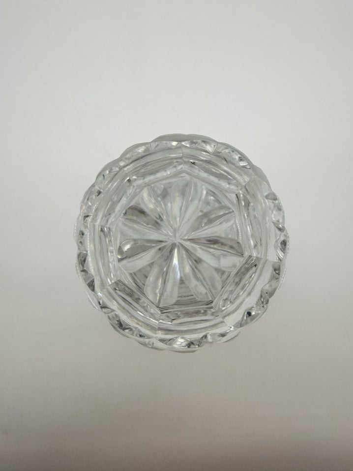 WATERFORD Lismore Clear Crystal Footed Decanter
