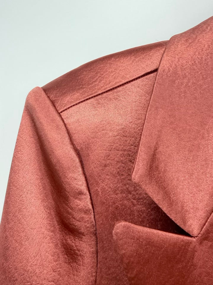CINQ A SEPT Size 10 Copper Blazer