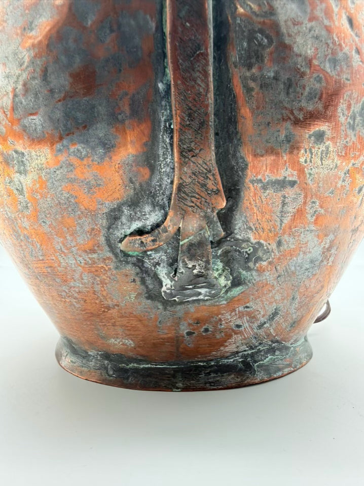 Copper Large Water Jug Lamp No Shade