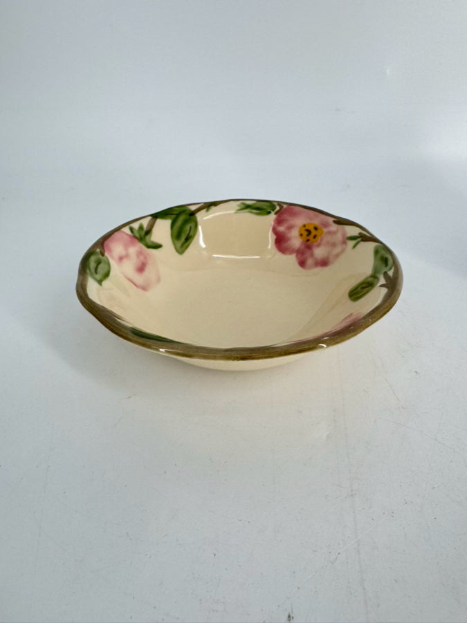 FRANCISCAN Pink & Green Desert Rose Dinnerware Set for 6