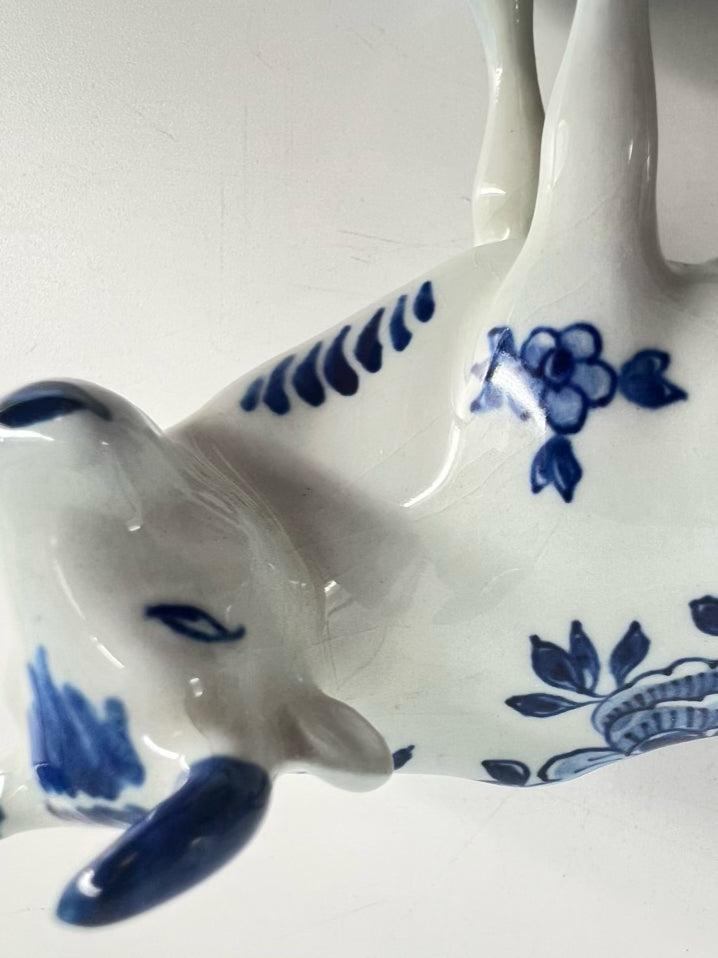 DELFT Blue & White Porcelain Figure