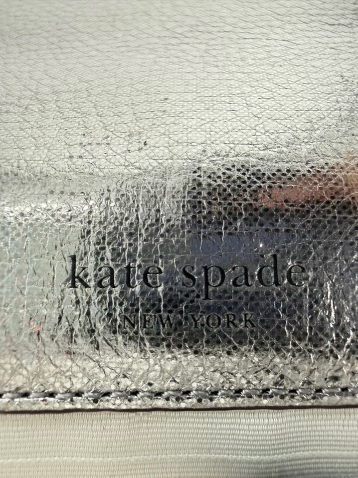 KATE SPADE Silver Leather Crossbody Bag