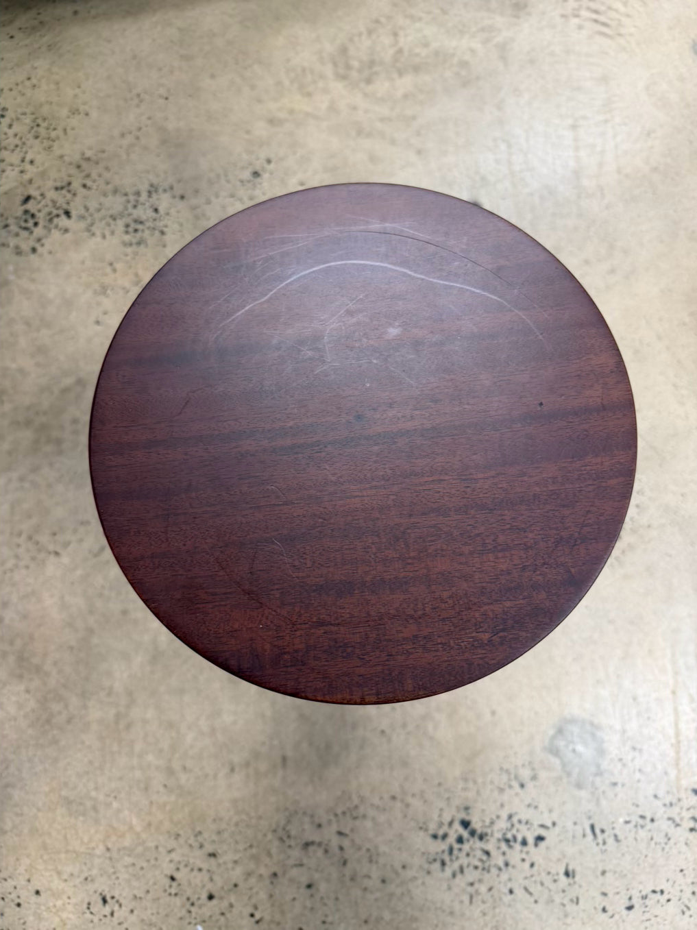Wood Small Round Plant Stand