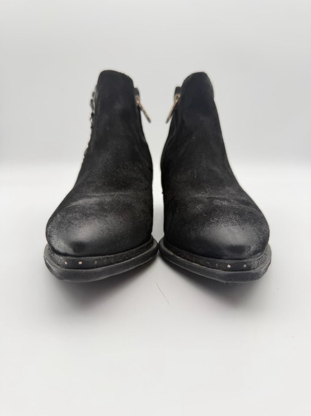 AS 98 WMNS Size 39 Black Leather Booties