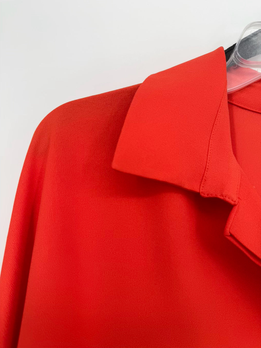 PERLAVERA Size Wmn's O/S Orange Blouse