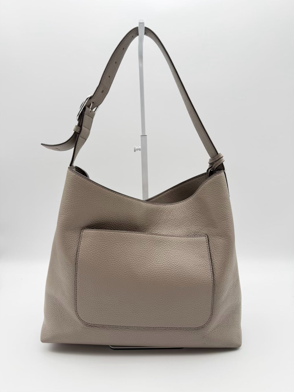 TORY BURCH Taupe Leather Purse