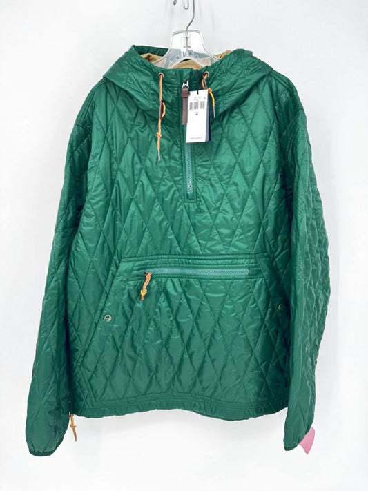 POLO RALPH LAUREN Size M Green Quilted Pullover Jacket NWT
