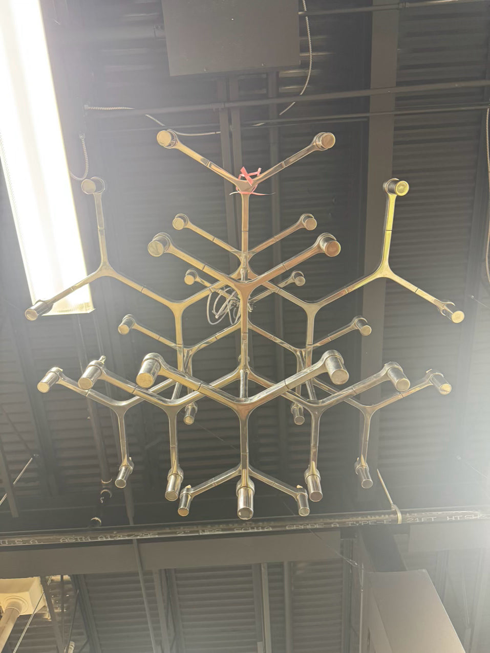 JEHS & LAUB Silver Chandelier