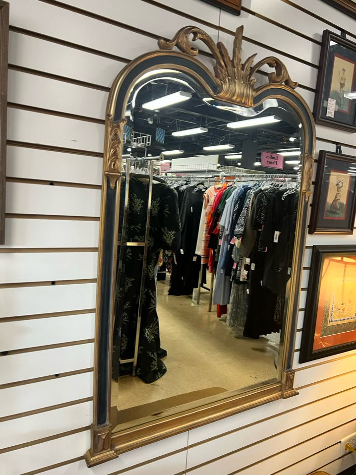 UTTERMOST Gold & Black Mirror