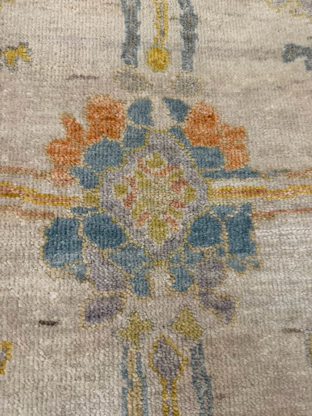 ORIENTAL Cream, Orange & Blue Runner
