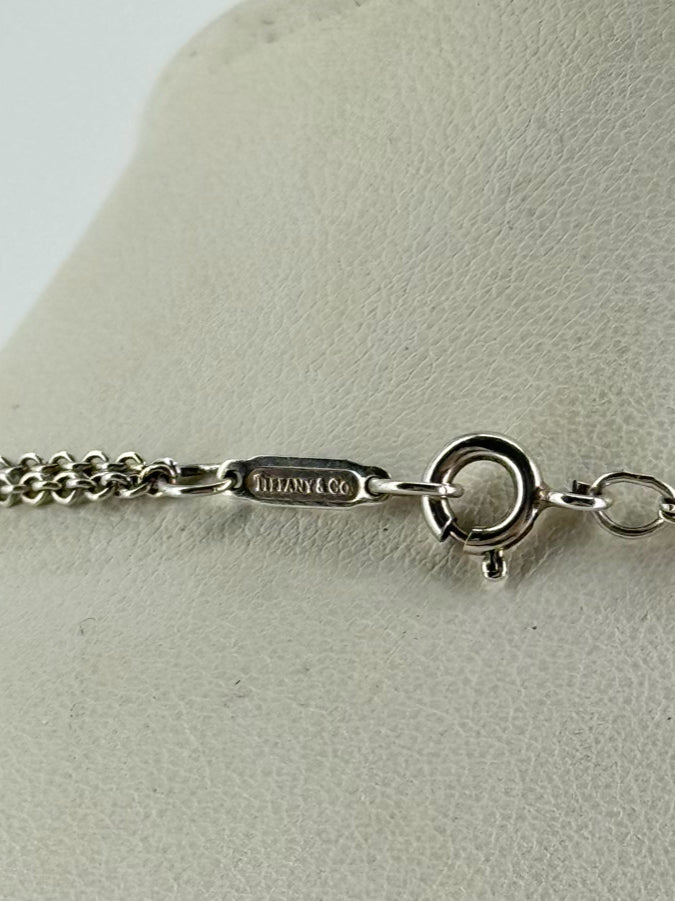 TIFFANY & CO. STERLING SILVER Infinity Pendant Necklace