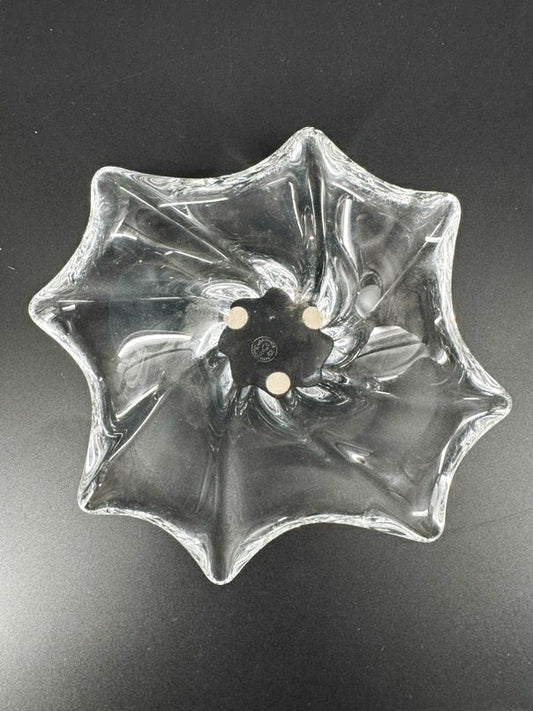 BACCARAT Crystal Freeform Splash Trinket Dish