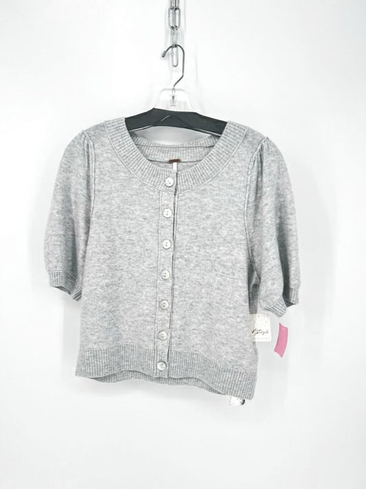 FREE PEOPLE Size M Gray Wool Blend Cardigan NWT