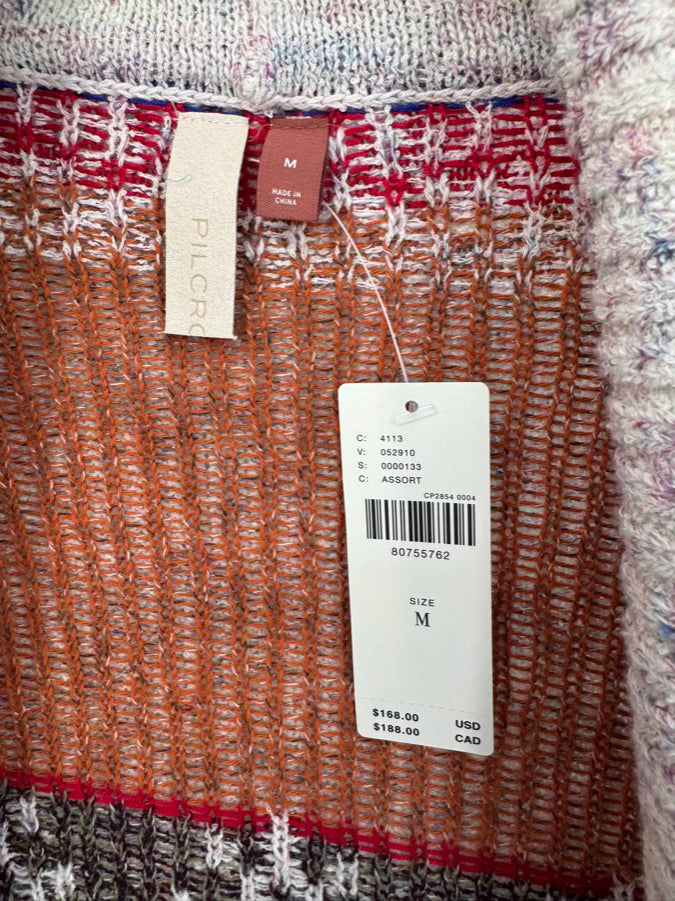 PILCRO Size M Blush Knit Cardigan NWT