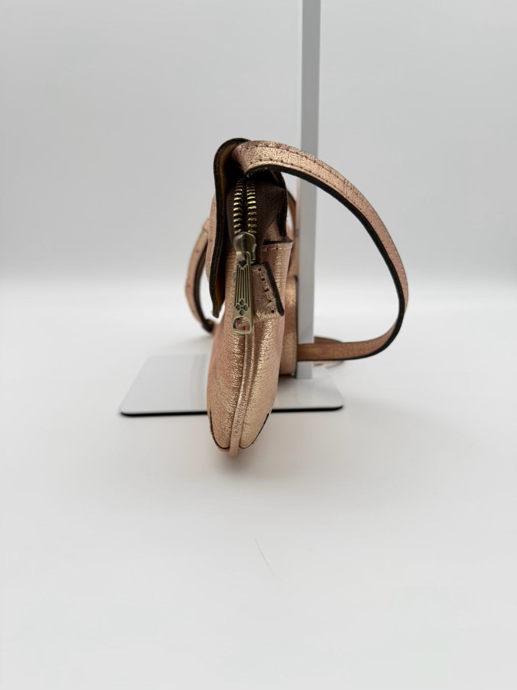 PATRICIA NASH Leather Rose Embossed Crossbody Bag