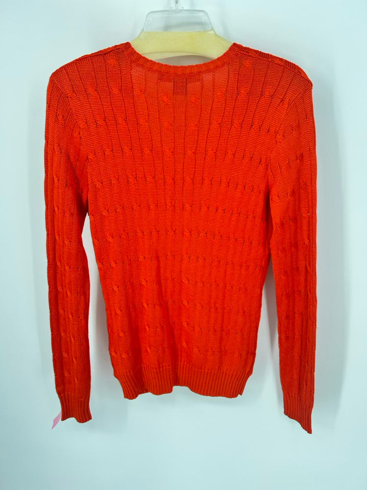 RALPH LAUREN BLACK LABEL Size M Orange Sweater