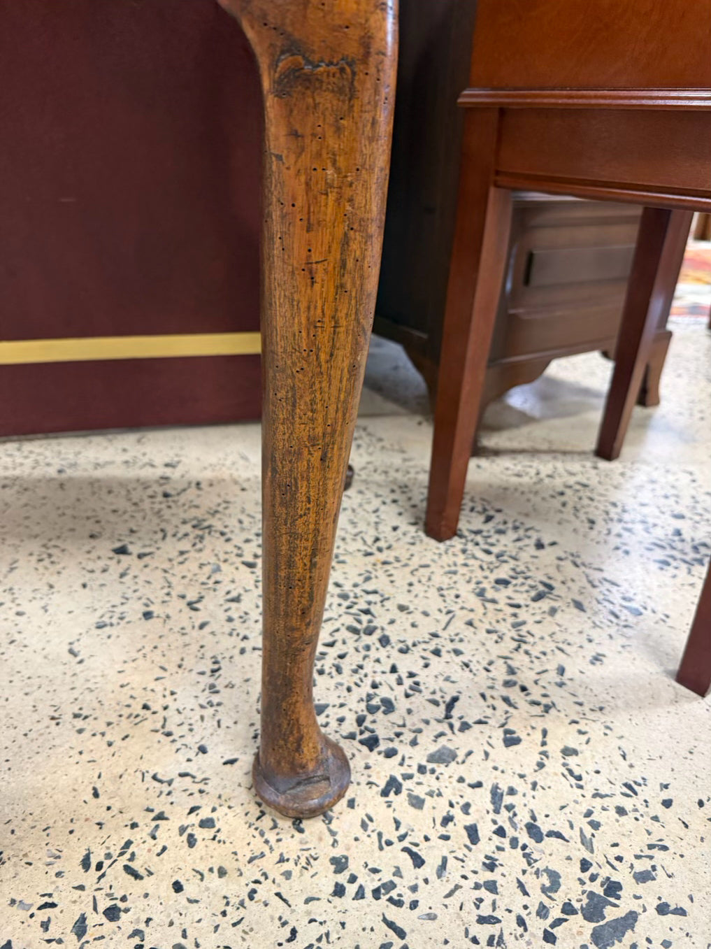 ANTIQUE Wood Occasional Table