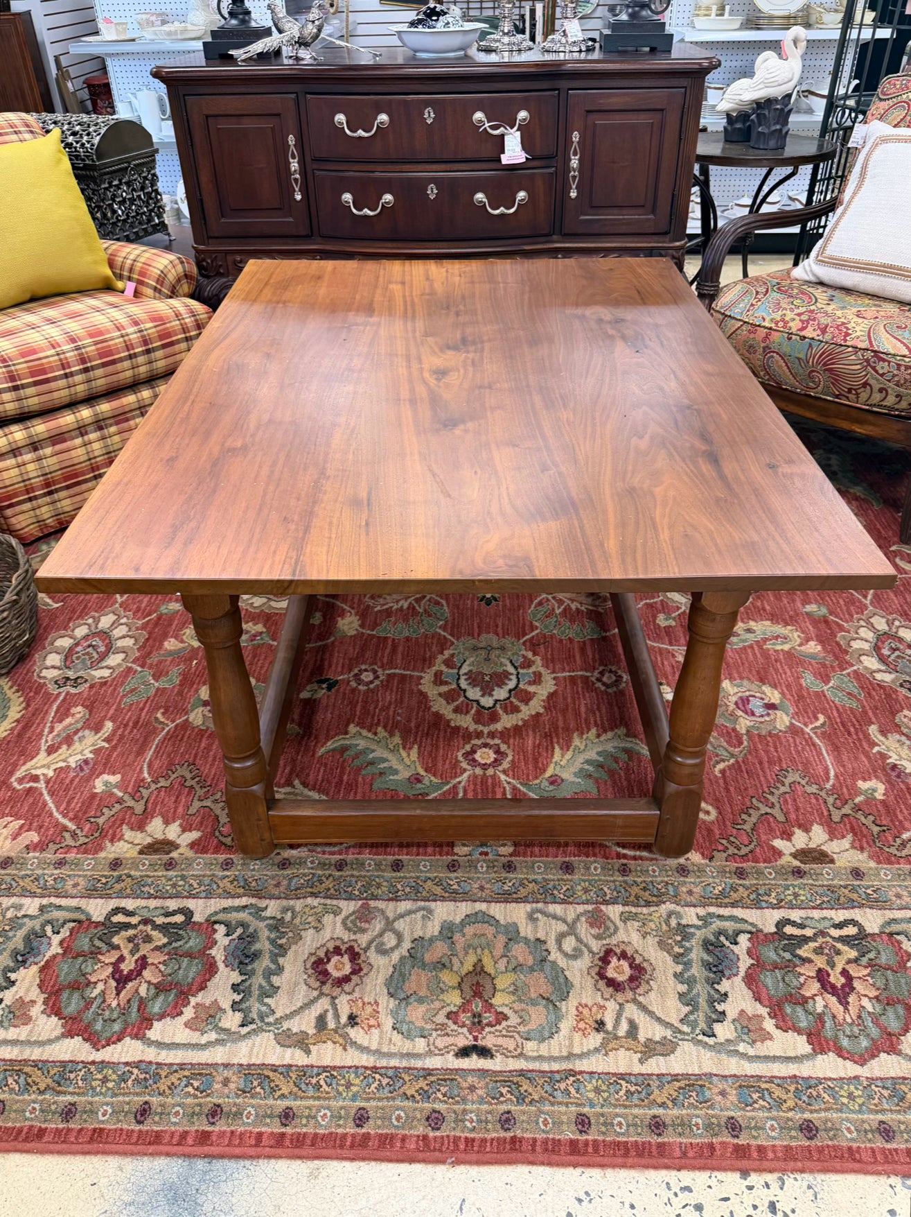 Light Walnut Tavern Occasional Table