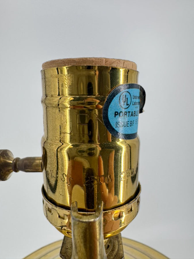 LENOX Cream Porcelain Raised Flower Design Lamp